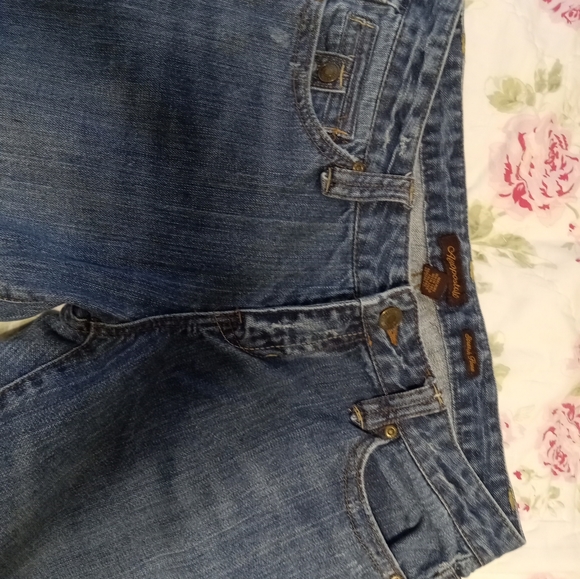 Aeropostale Jeans Women Size 9/10 Regular Stretch Flare Leg Medium Wash - Picture 4 of 8